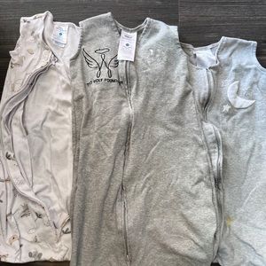 3 small sleep sacks